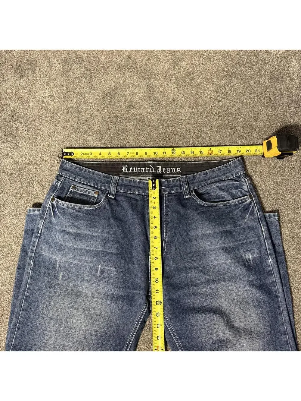 premium baggy denim jeans.